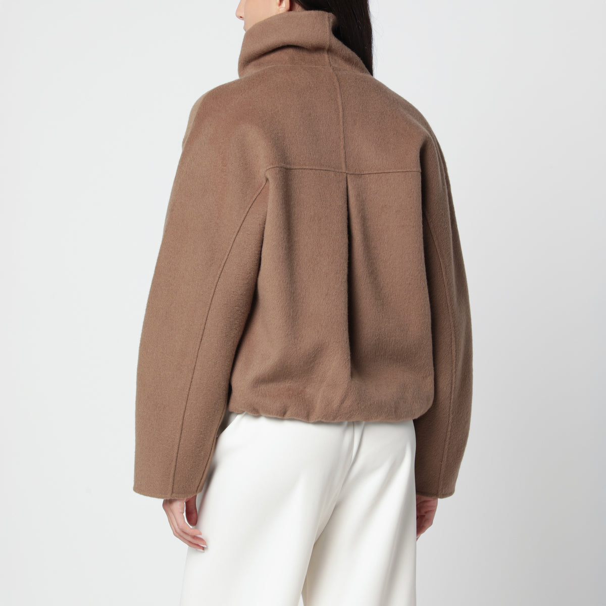 Lindy tan double-face wool jacket