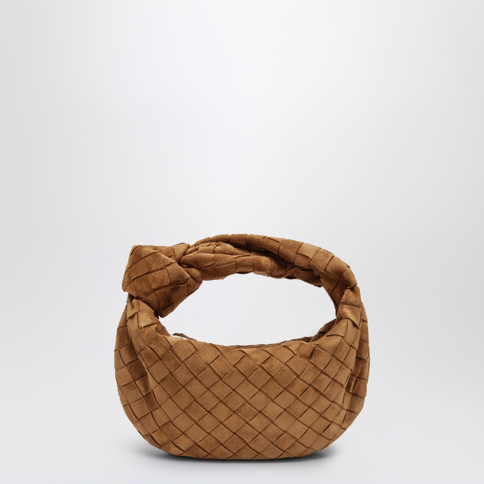Borsa Mini Jodie in suede color Amber