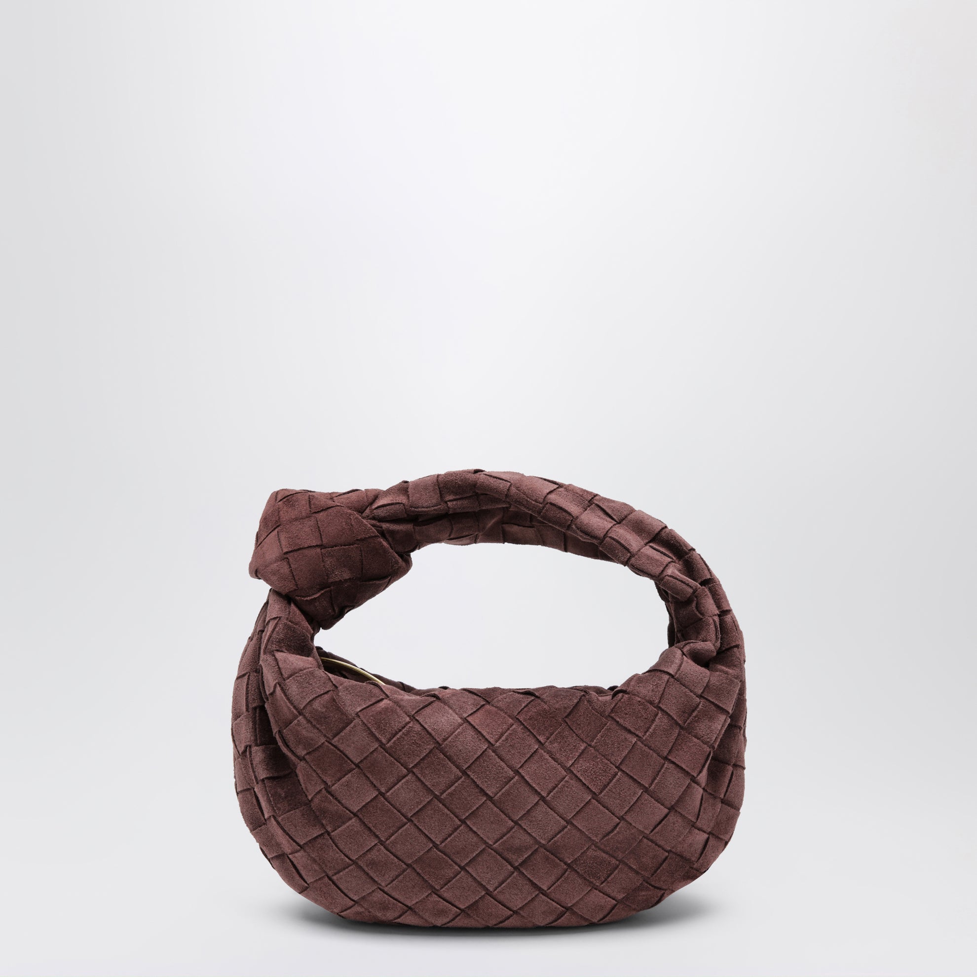 Mini sac Jodie en daim Deep Mahogany