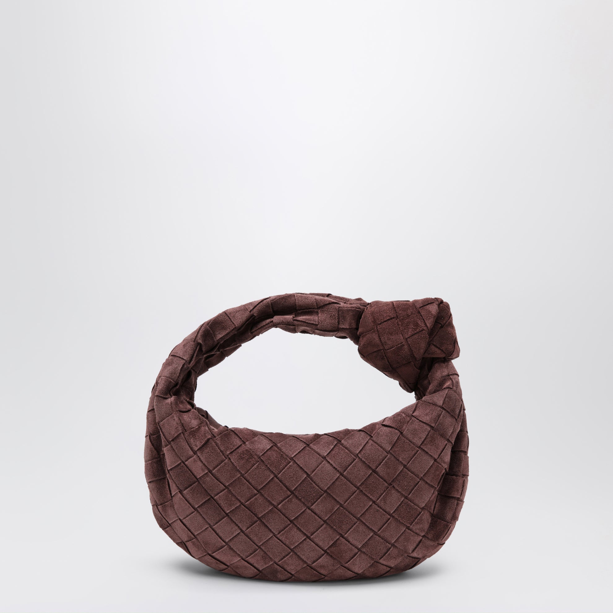 Mini sac Jodie en daim Deep Mahogany