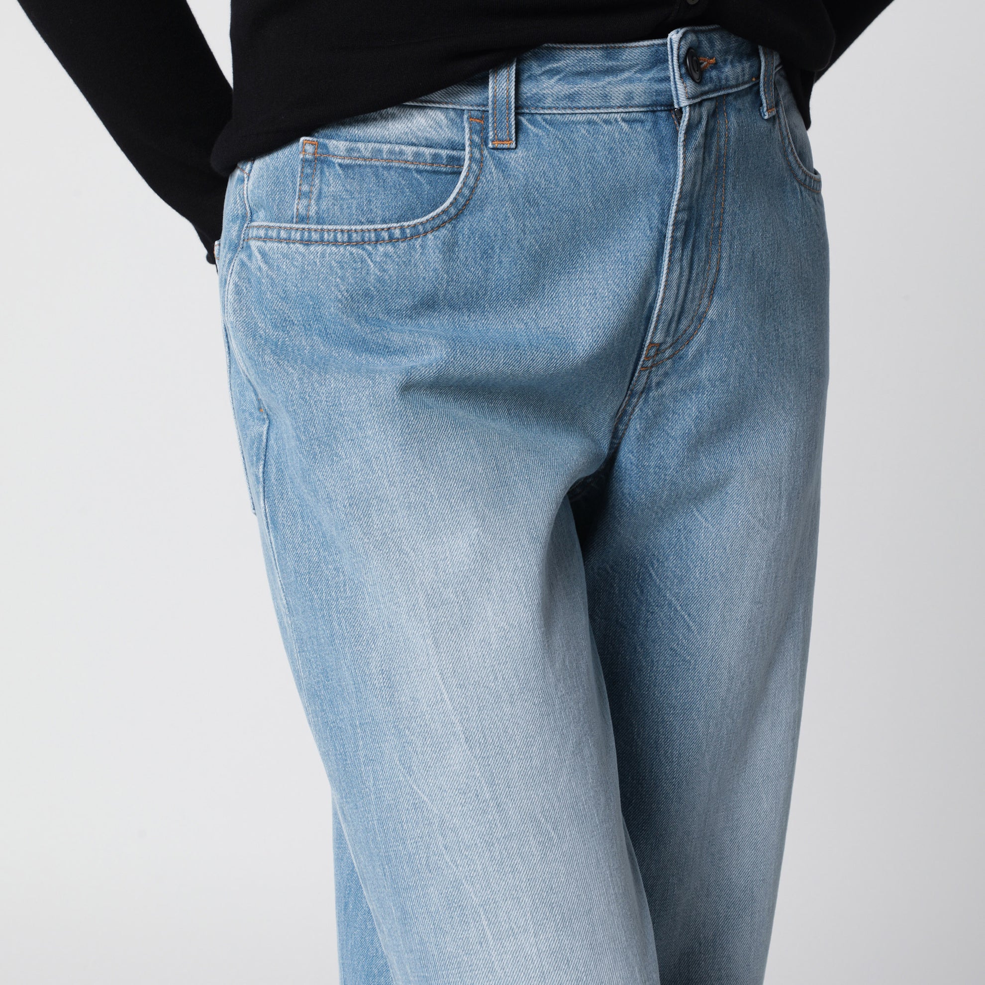 Jeans Eglitta in denim di cotone blu
