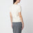 Top Agmes color vaniglia in cashmere biologico