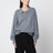 Gine grauer Polopullover aus Wolle und Kaschmir
