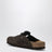 Brown suede Boston clogs by Birkenstock