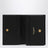 Black Cassandre Matelassé Flap Card Holder