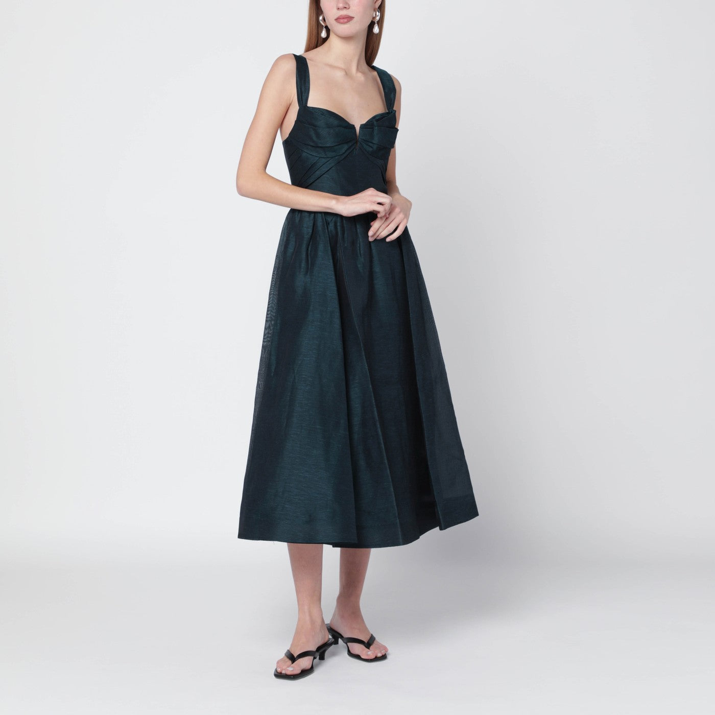 Rebellion draped midi dress