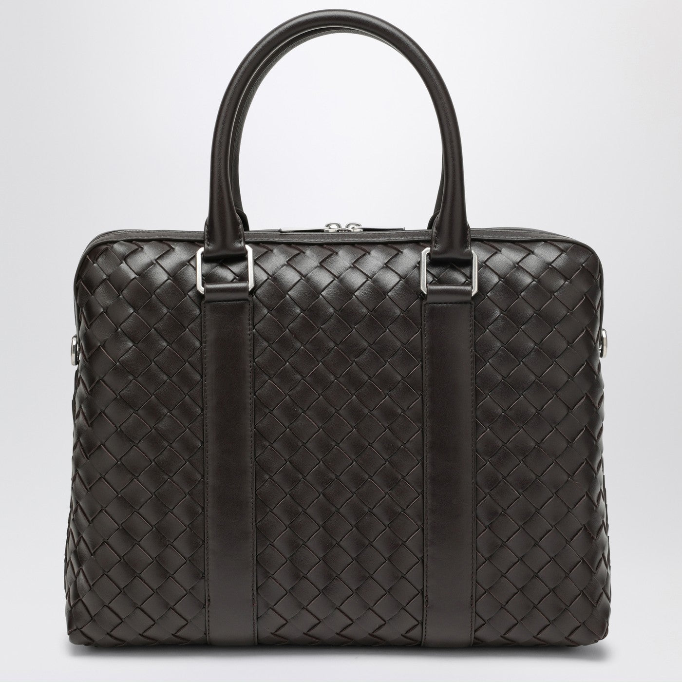 Intrecciato Brown small Business Bag