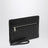 Petit porte-documents Intrecciato noir en cuir