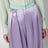 Wide lilac silk pants
