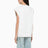 Débardeur oversize blanc en coton avec logo