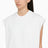 Débardeur oversize blanc en coton avec logo
