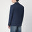 Blue single-breasted wool jacket