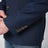 Blue single-breasted wool jacket