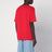 T-shirt rouge avec imprimé Chez Valentino