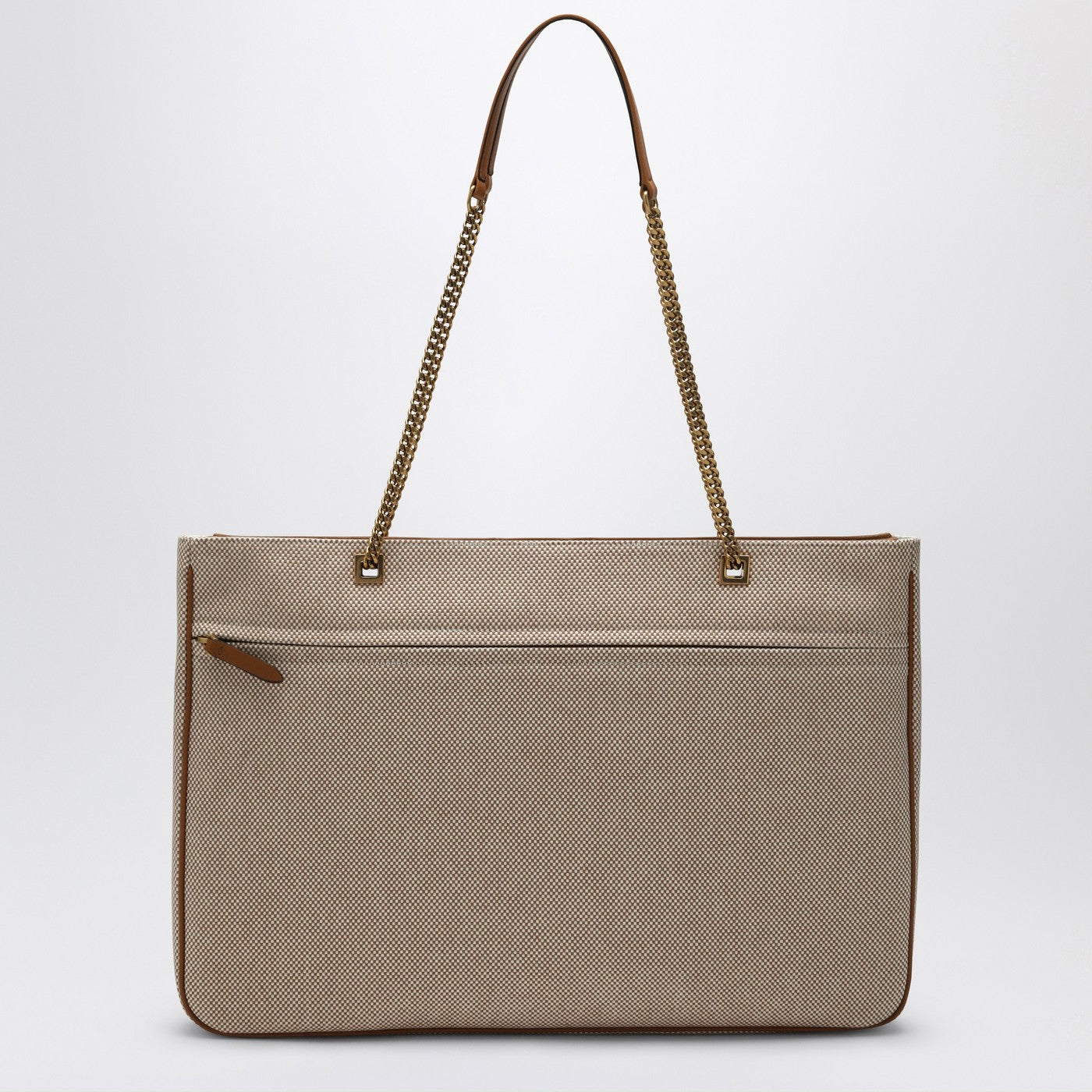Large Viva Superstar Bag in Natural/Spice Canvas