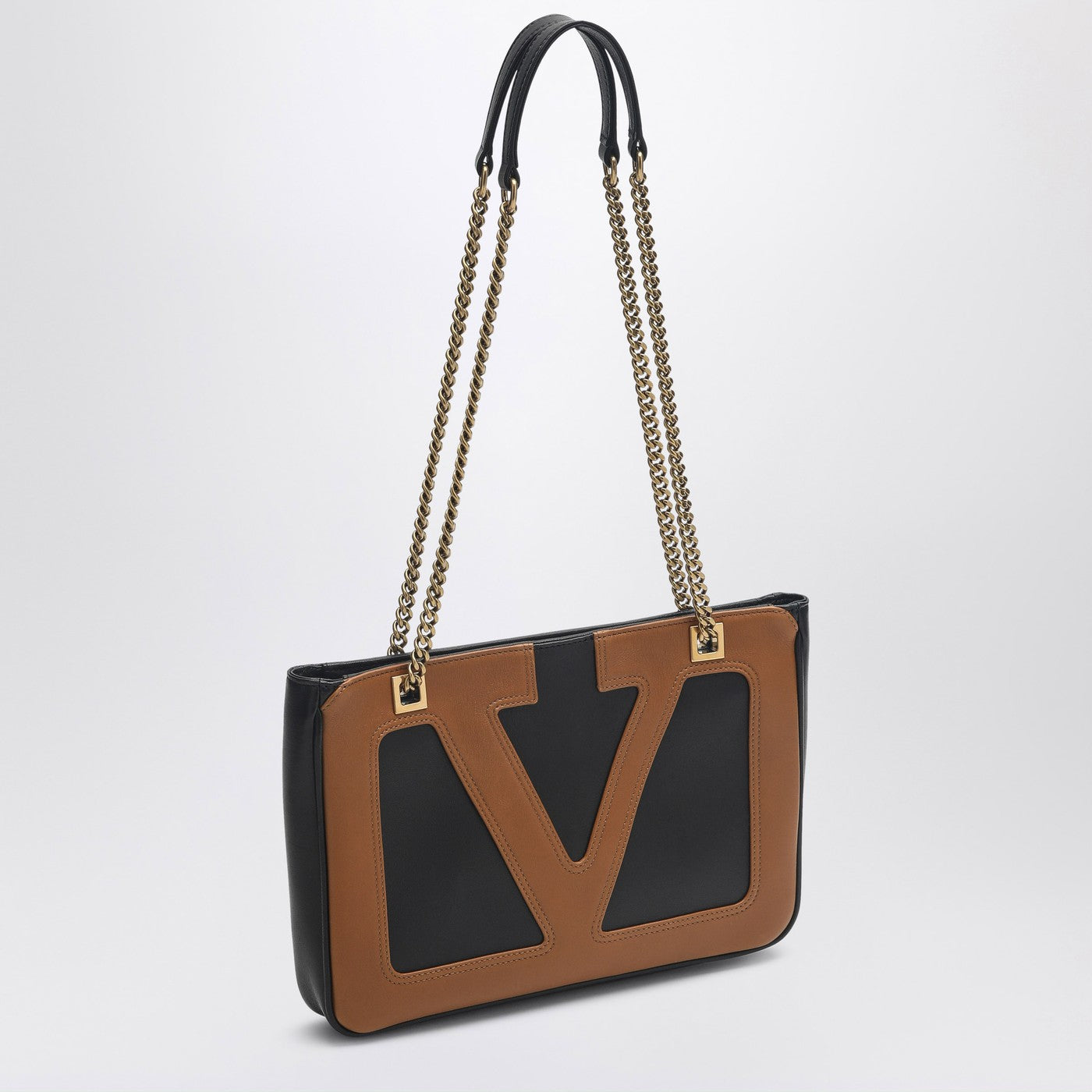 Borsa piccola Viva Superstar nera/marrone