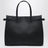 Black leather medium Antibes tote bag