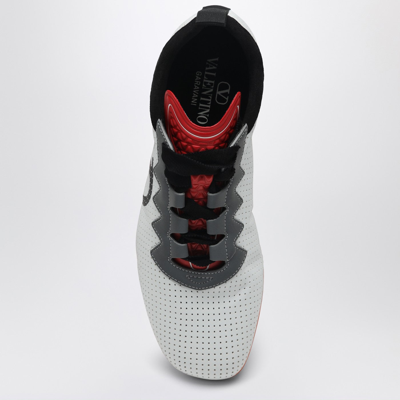 Sneakers Chromathon bianca in nappa traforata