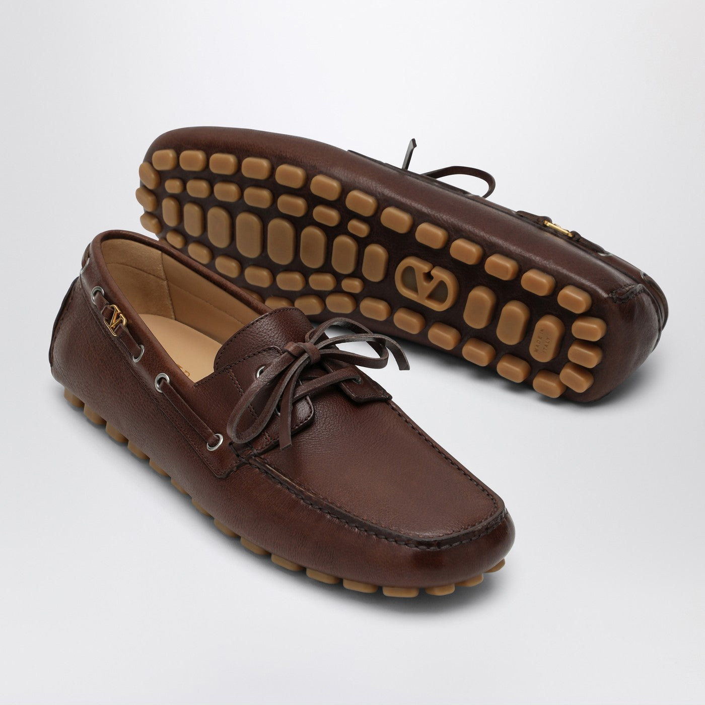Mocassino Driver Fantaway in pelle marrone