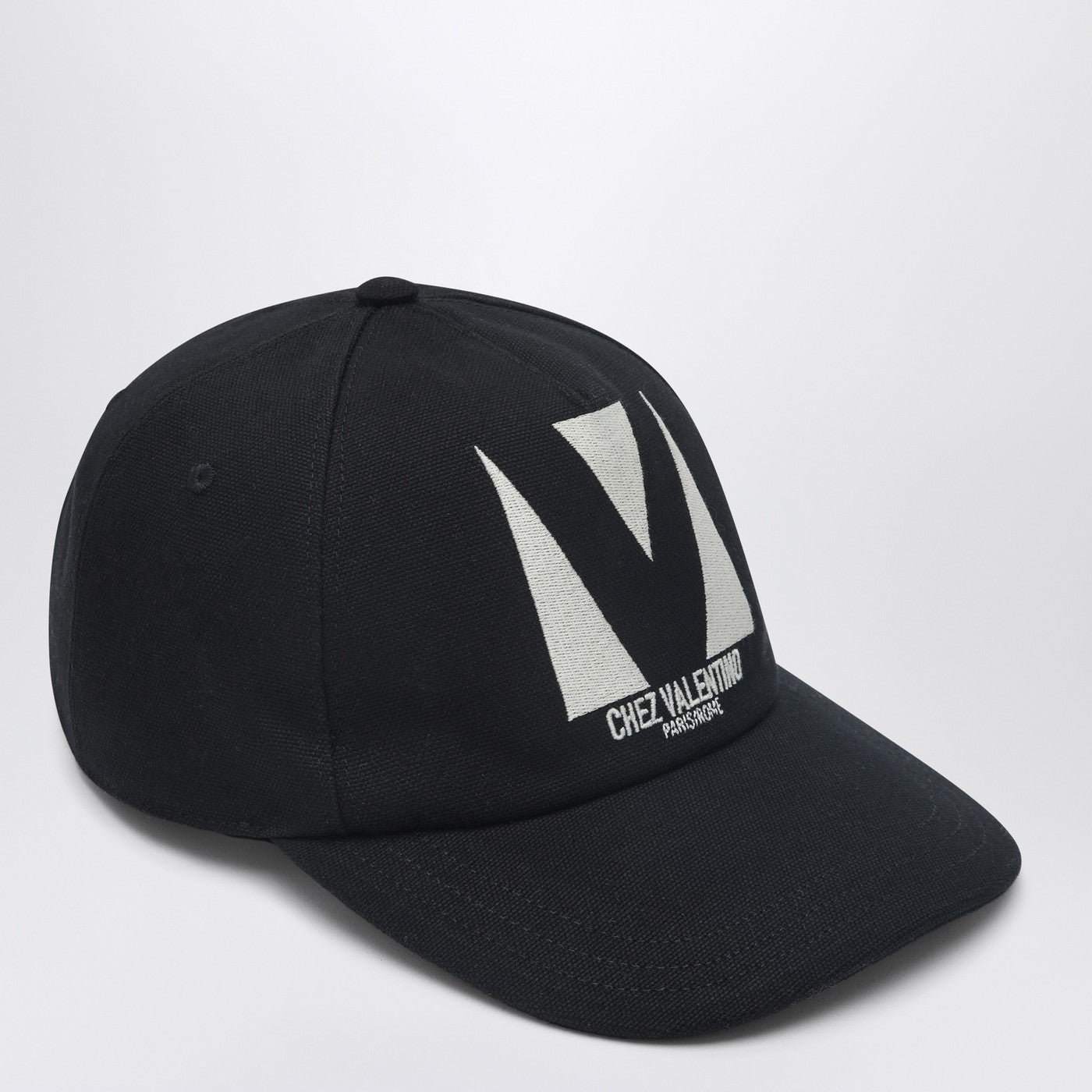 Valentino Garavani Chez Valentino black baseball cap | TheDoubleF