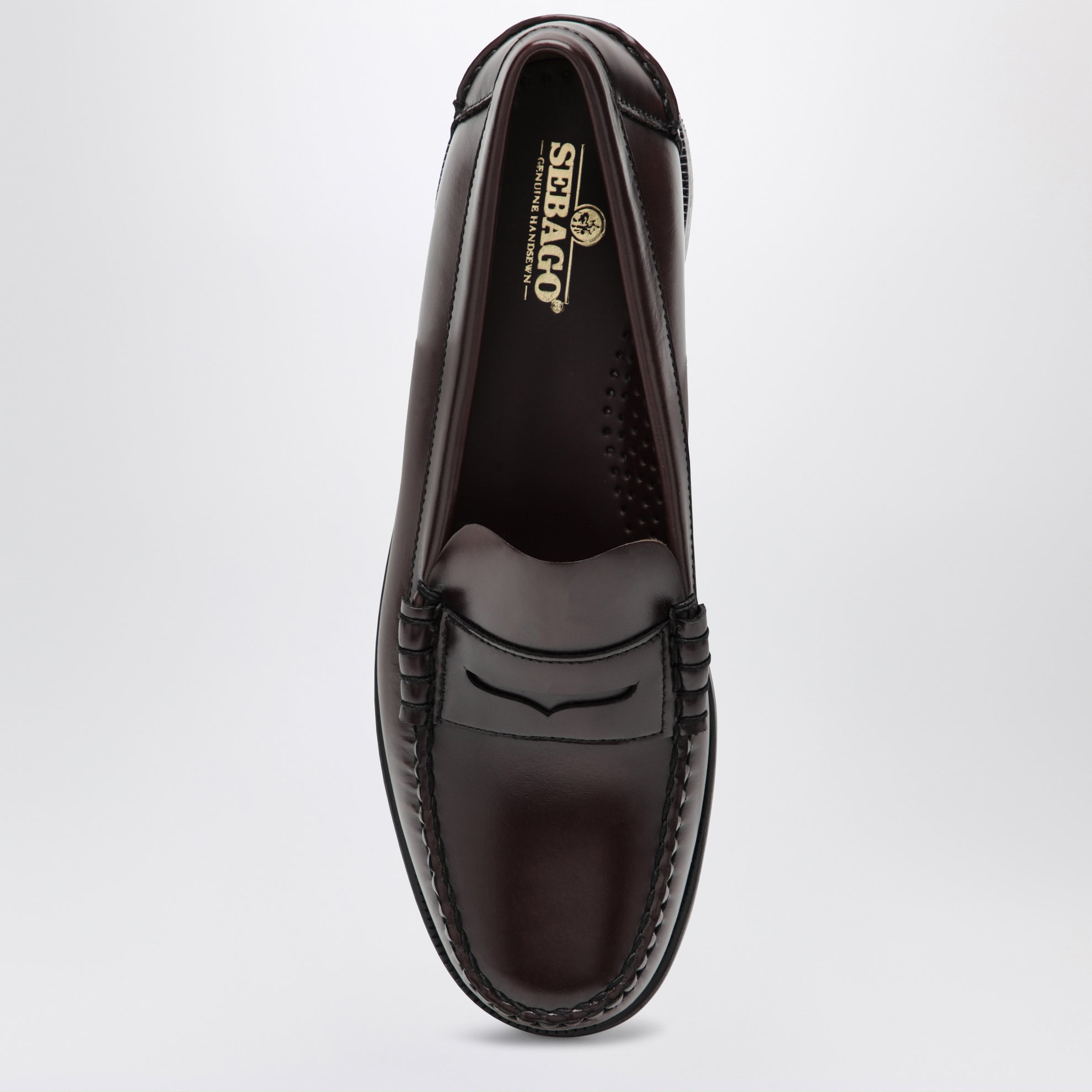 Mocassin classique Dan marron/bordeaux