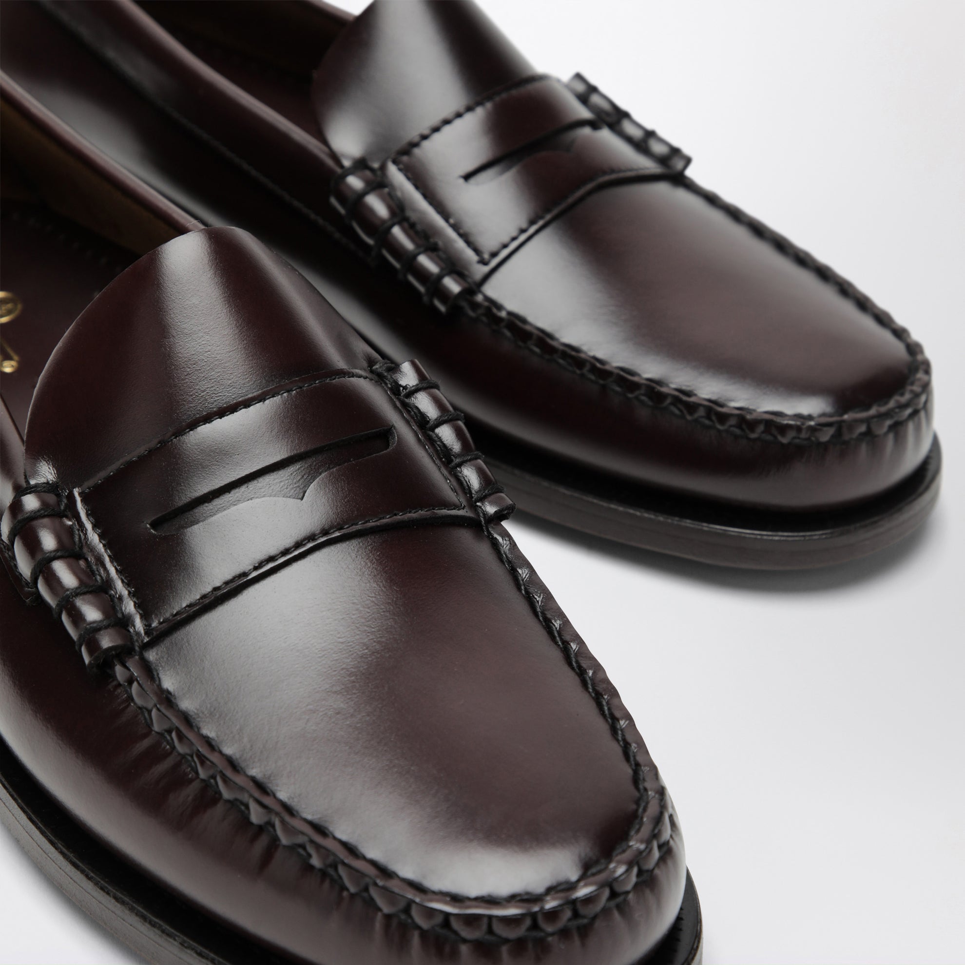 Mocassin classique Dan marron/bordeaux