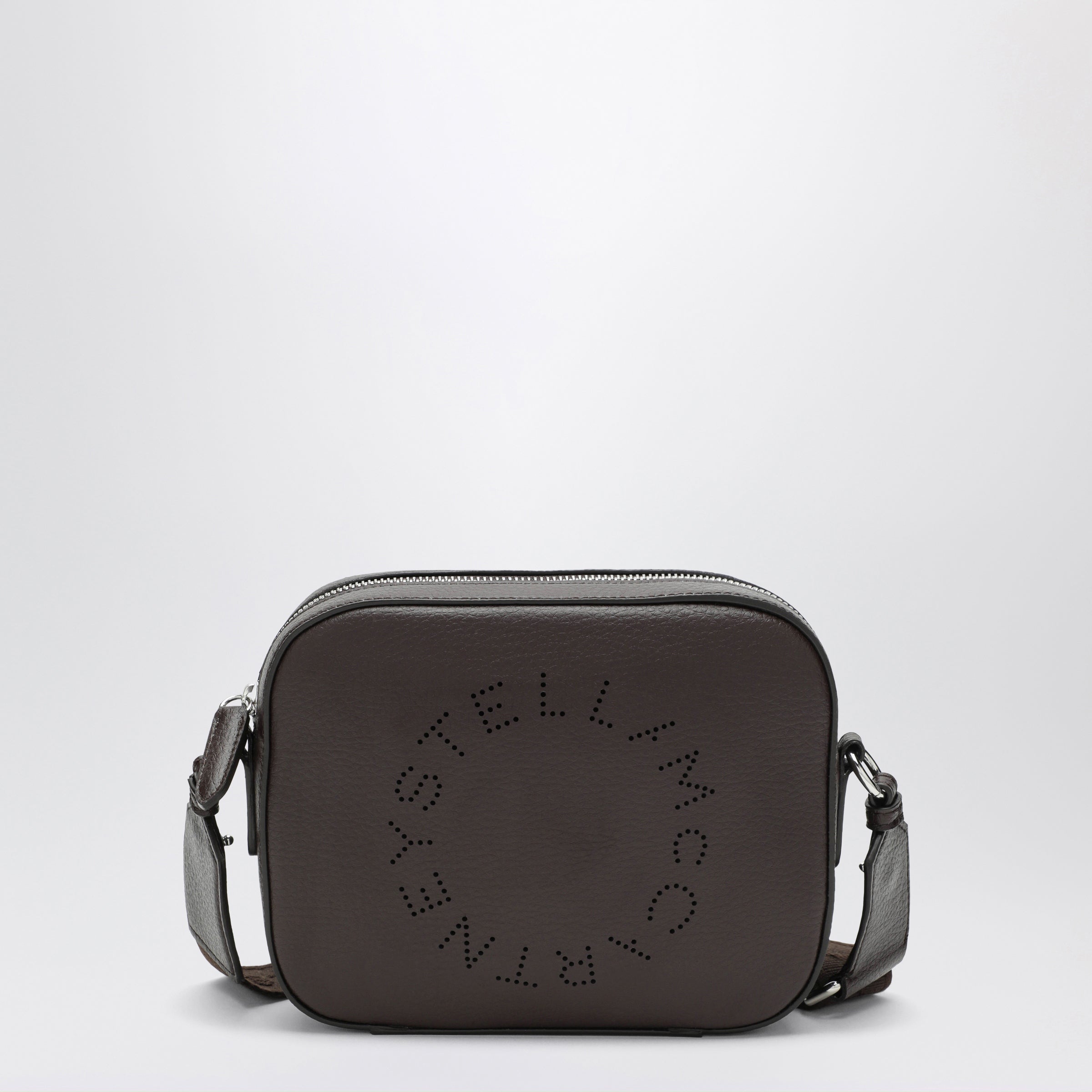Stella McCartney Chocolate vegan leather mini shoulder bag