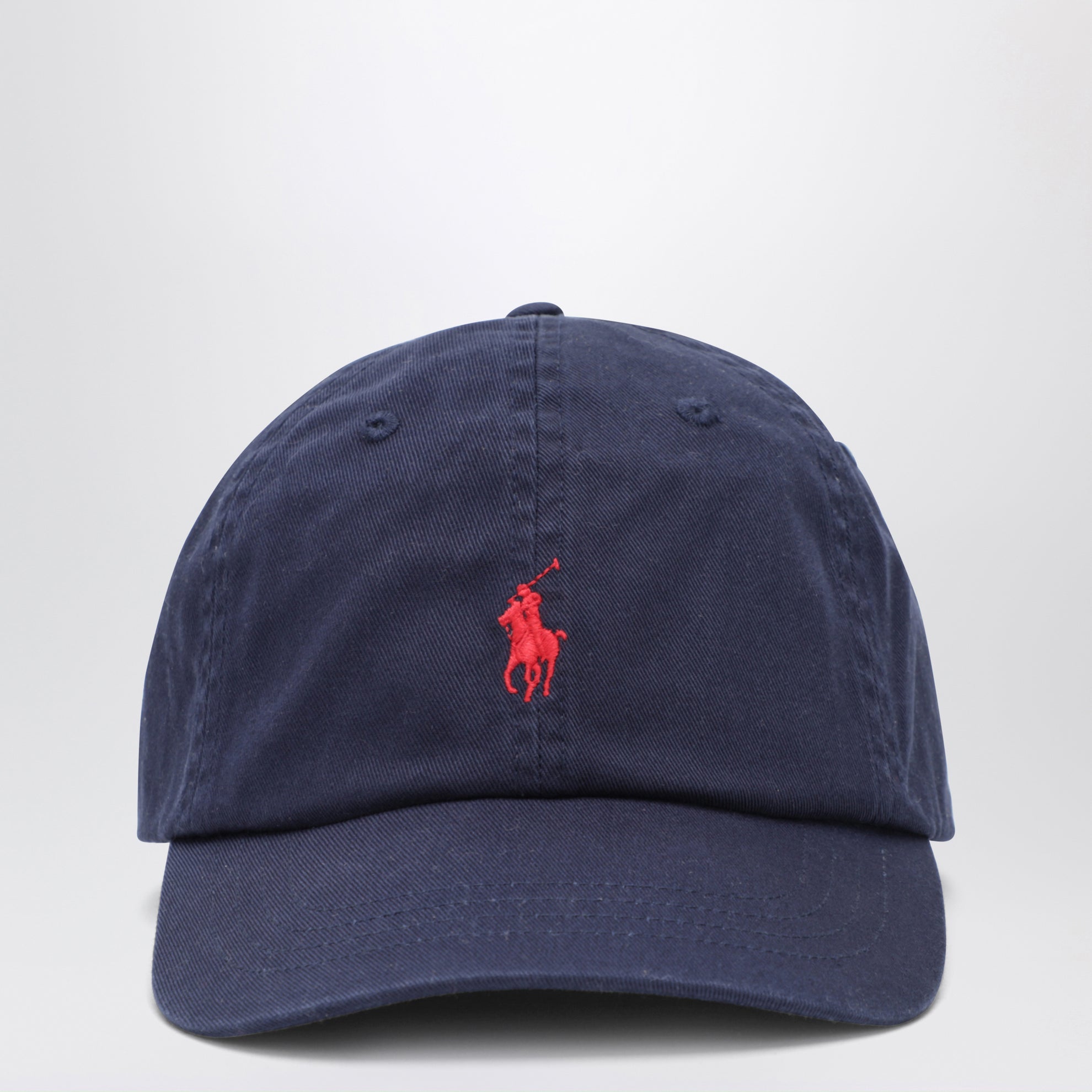 Baseballkappe in Navyblau mit gesticktem Logo