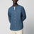 Camicia button-down in denim blu Slim-Fit