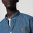 Camicia button-down in denim blu Slim-Fit