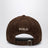Cappello da baseball marrone con logo