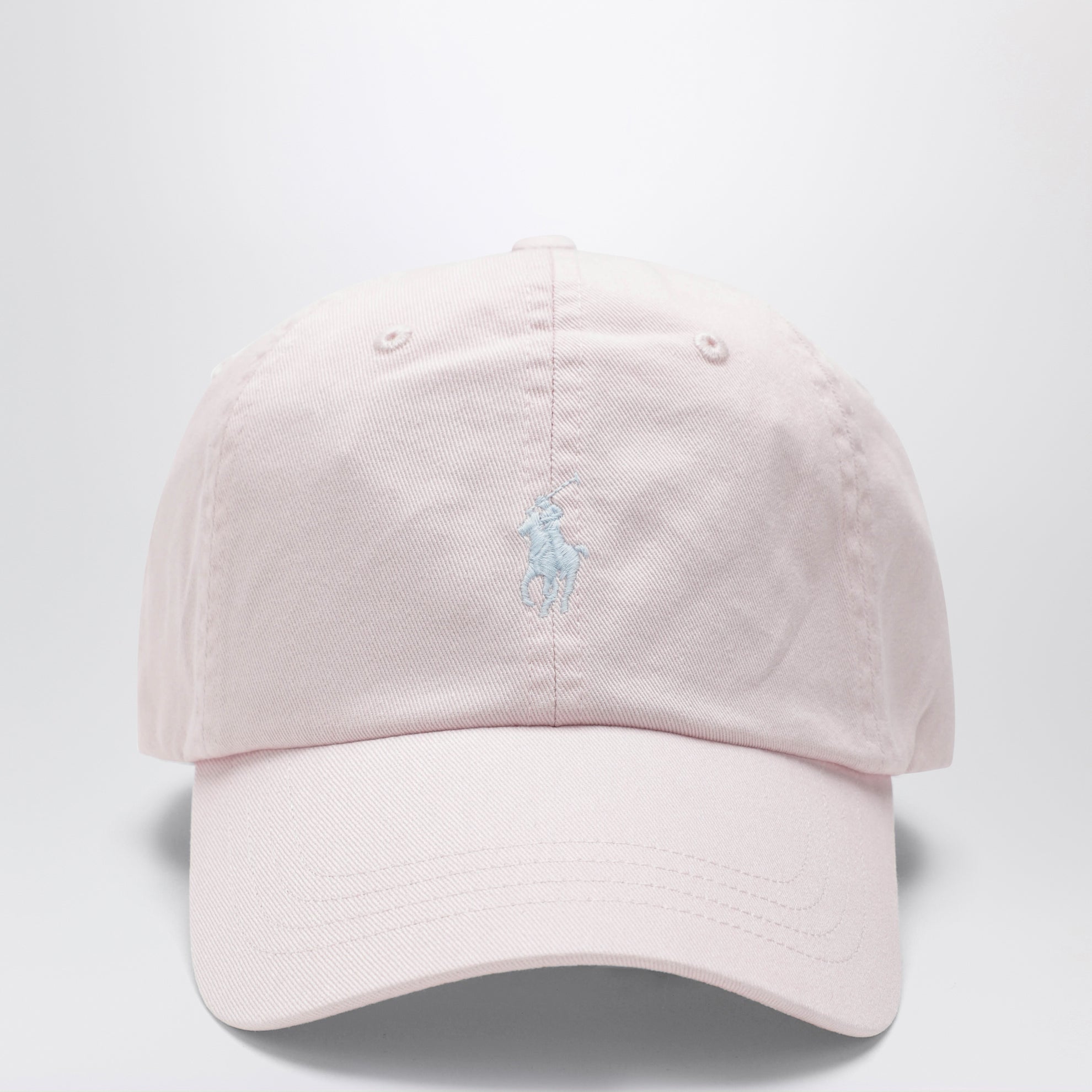 Cappello da baseball rosa chiaro con logo