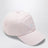 Cappello da baseball rosa chiaro con logo