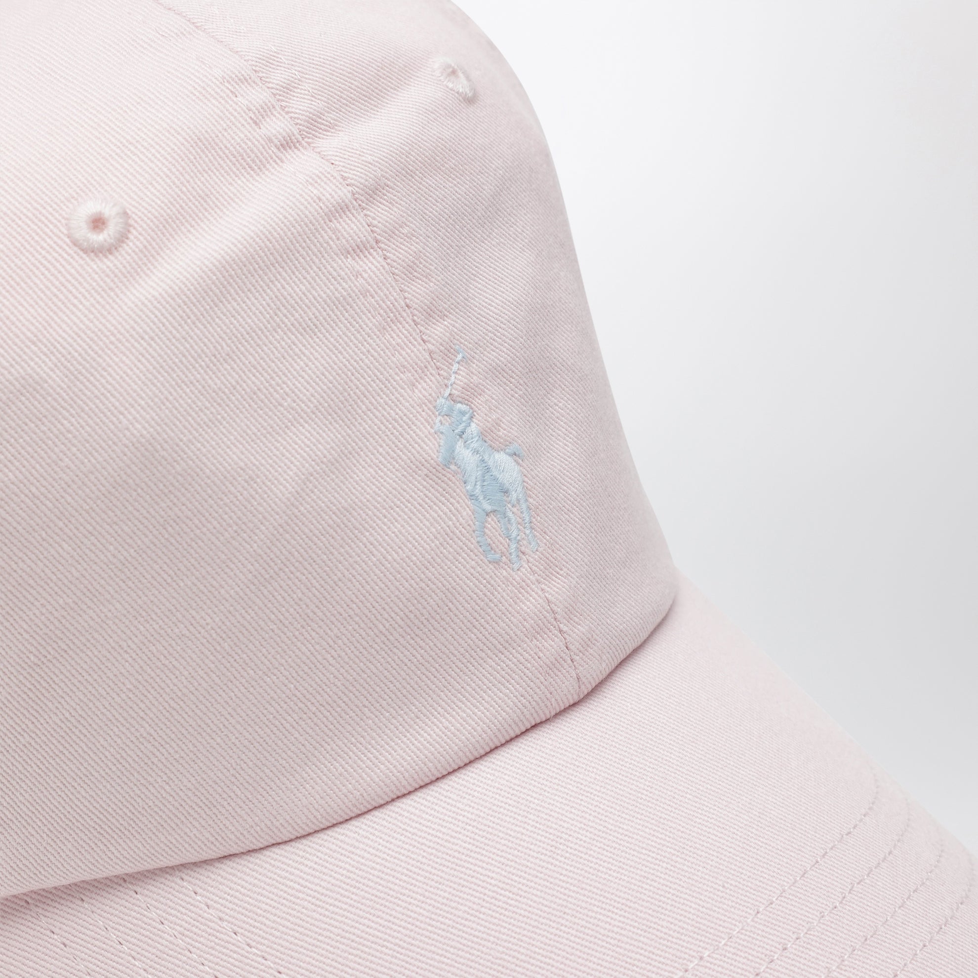 Cappello da baseball rosa chiaro con logo