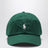 Cappello da baseball verde con logo