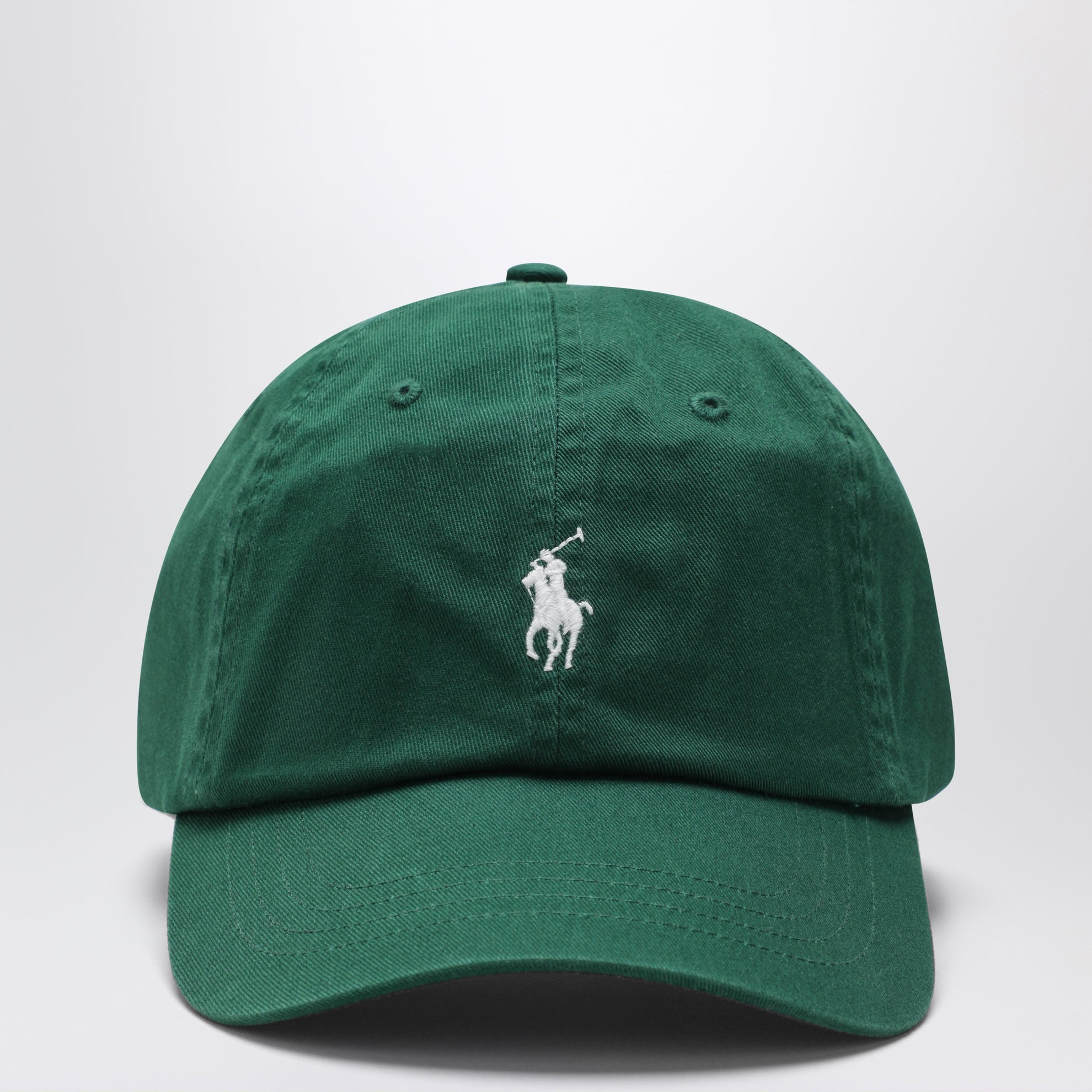 Cappello da baseball verde con logo