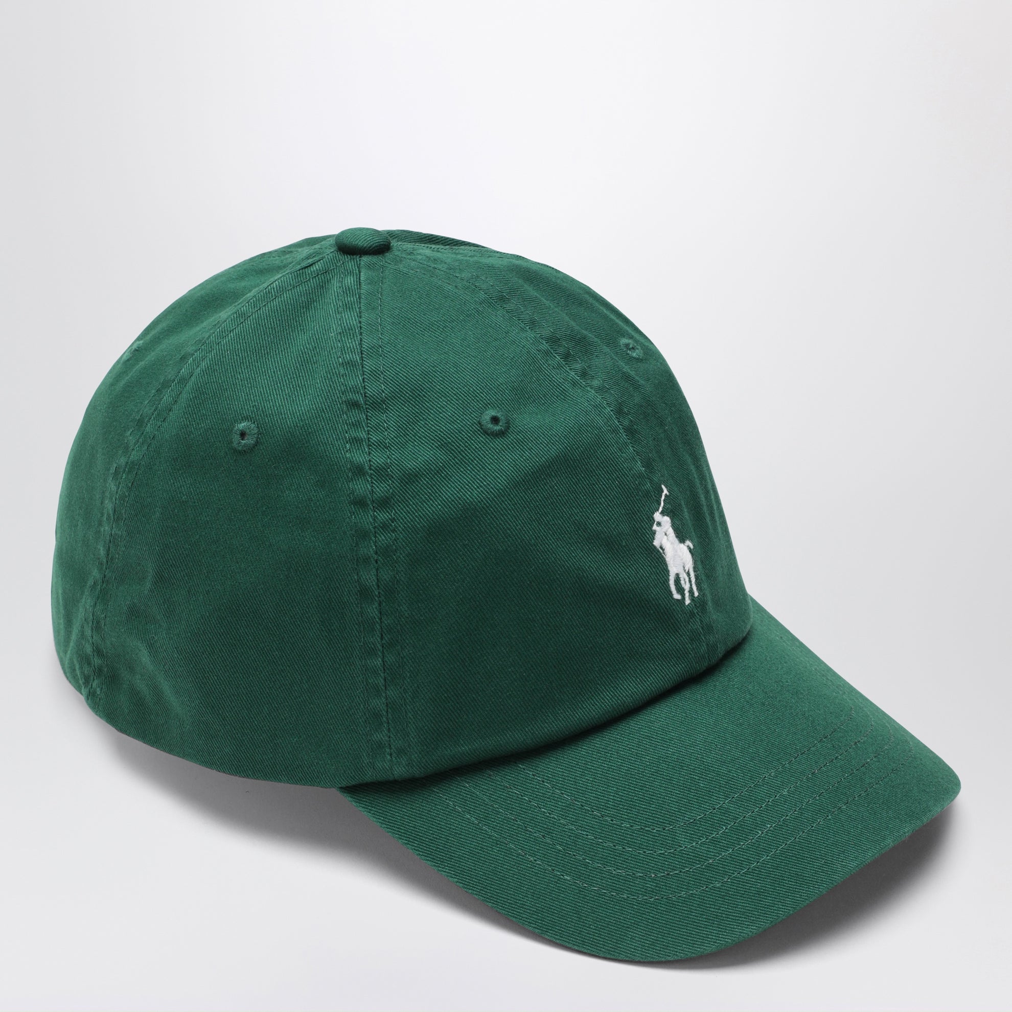 Cappello da baseball verde con logo