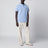 Light blue cotton Custom Slim-Fit polo shirt