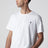 T-shirt white in cotton Custom Slim-Fit