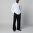 Weißes Baumwoll-Poloshirt Custom Slim-Fit