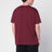 T-shirt rosso vino in cotone Classic-Fit