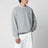 Grey cotton-blend crewneck sweatshirt