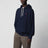 Felpa con cappuccio blu navy