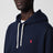 Felpa con cappuccio blu navy