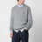 Maglione grigio a trecce in cotone