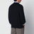 Hunter Navy Cotton Cable-Knit Sweater