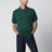 Polo verde foresta in cotone Custom Slim-Fit