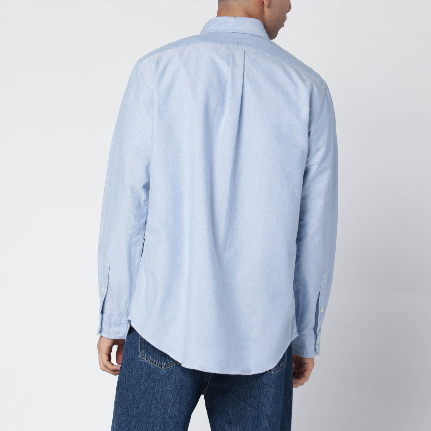 Hellblaues Oxford-Hemd Custom Fit