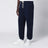 Navy blue cotton-blend jogging pants