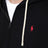 Felpa con cappuccio e zip nera